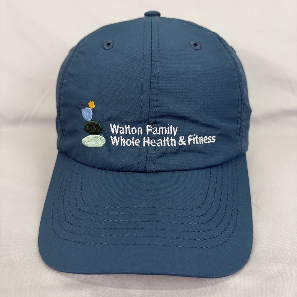 Imperial Hat Walton Family Whole Health Fitness Unisex OSFA Blue Performance Cap